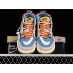 Trendy Nike Sb Dunk Low Gold Blue Orange Shoes For Men (FF683)