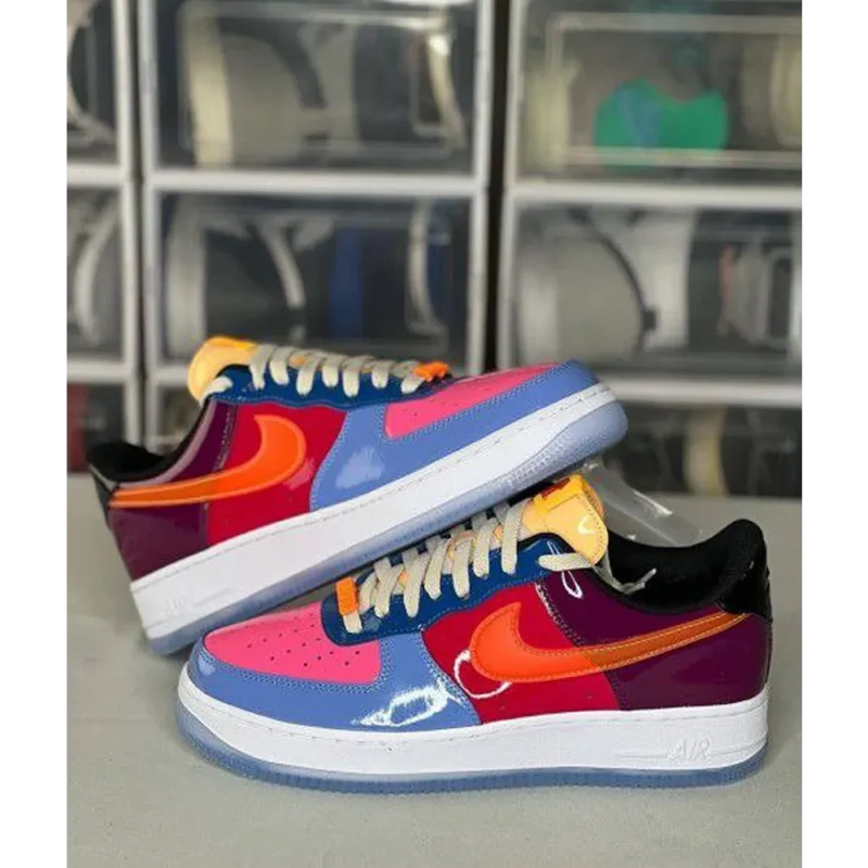 Trendy Nike Air Force 1 Low X Multi Patent Shoes For Men (FF686)