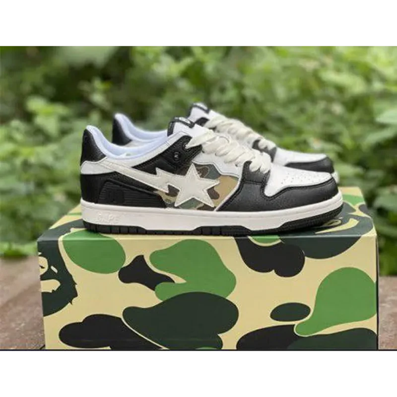 Trendy Bape Sk8 Sta Black Version Shoes For Men (FF691)