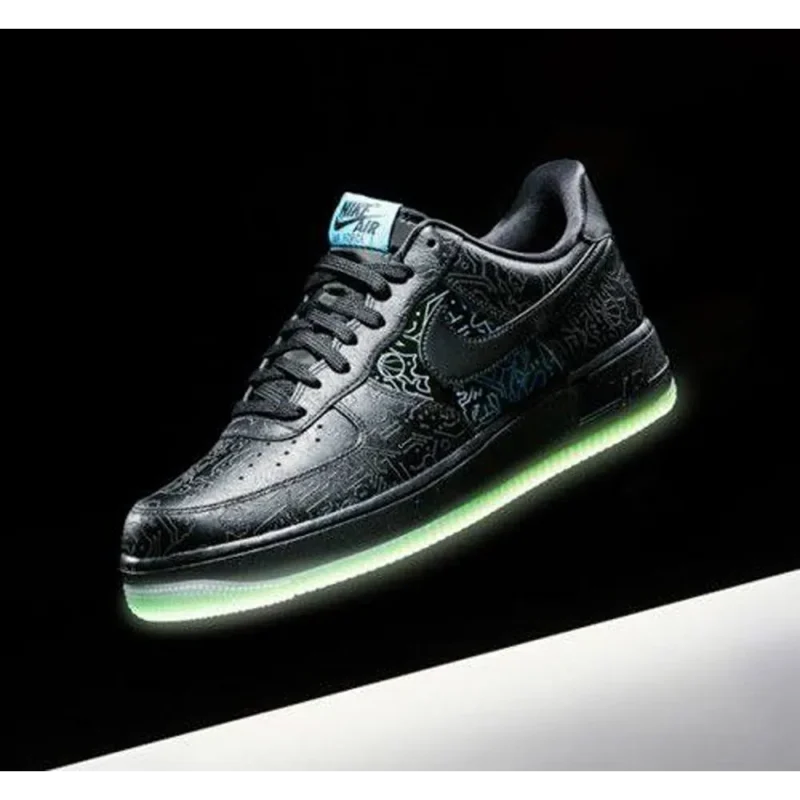 Trendy Nike Air Force 1 Computer Chip Glow In Dark Shoes For Men (FF694)