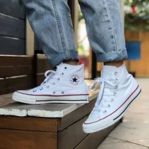 Trendy All Star White Shoes For Men (FF699)