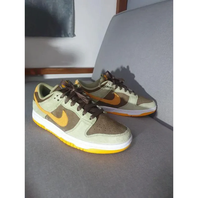 Trendy Nike Dunk Low Dusty Olive Shoes For Men (FF704)
