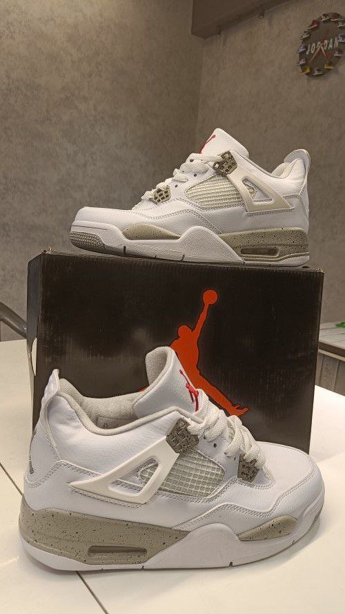 Trendy Air Jordan 4 White Oreo Shoes For Men (FF728)