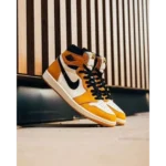 Luxurious Nike Air Jordan 1 High Retro Yellow Shoes For Men (BSF1855)