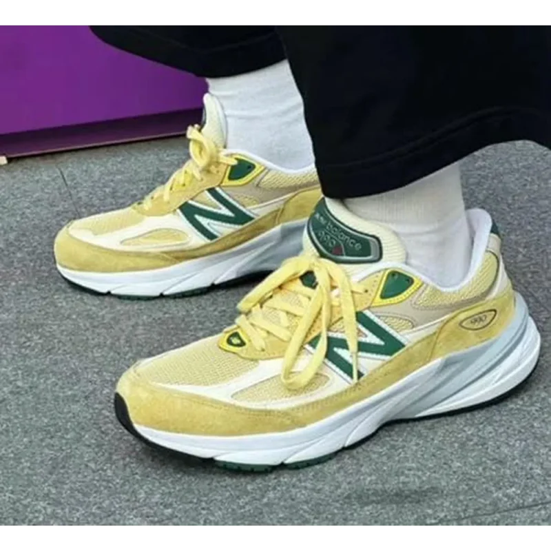 Luxurious New Balance 990 V6 Lemonade Shoes For Men (SFS1900)