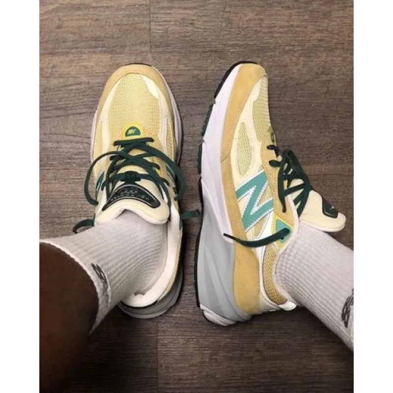 Luxurious New Balance 990 V6 Lemonade Shoes For Men (SFS1900)