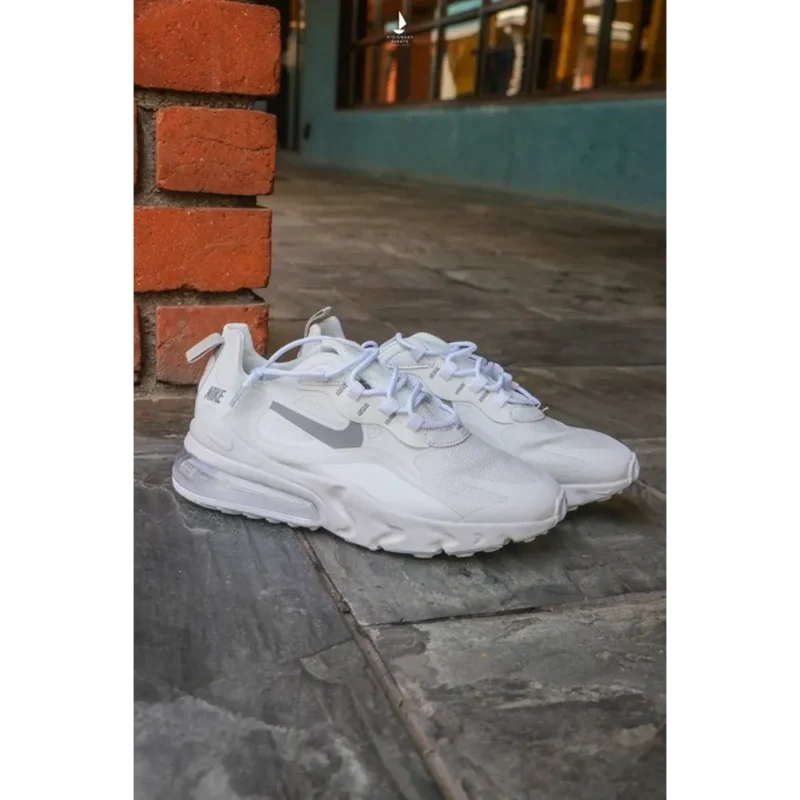 Luxurious Nike Air Max 270 React Triple White Shoes For Men (SFS1909)