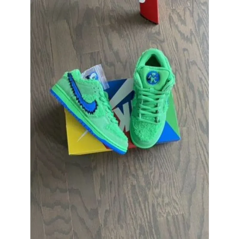 Luxurious Nike Sb Dunk Low Grateful Dead Bears Green Shoes For Men (BSF1863)