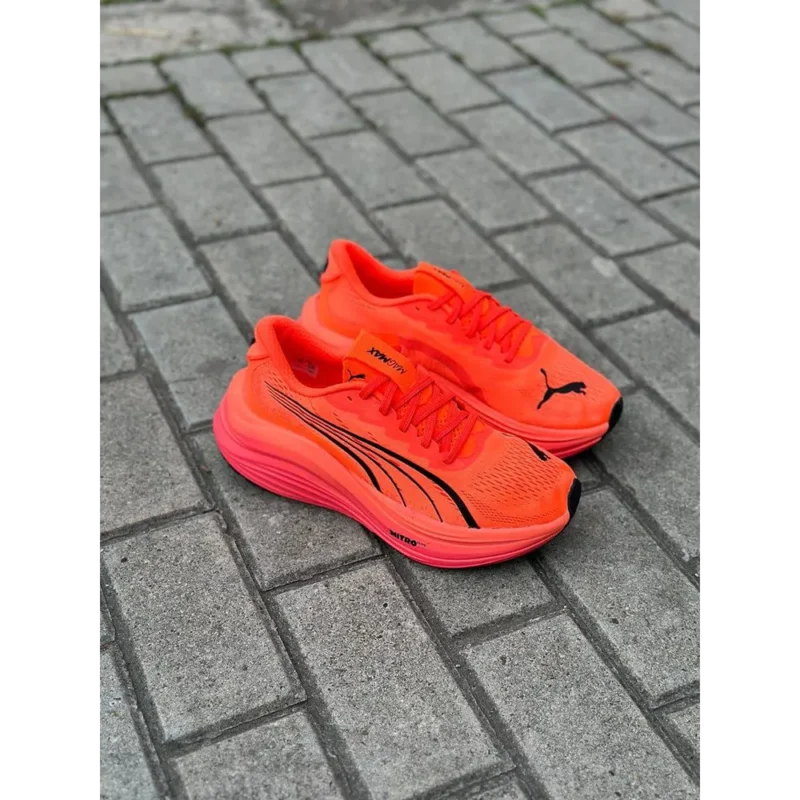 Luxurious Puma Deviated Nitro Orange Shoes For Men (BS530)