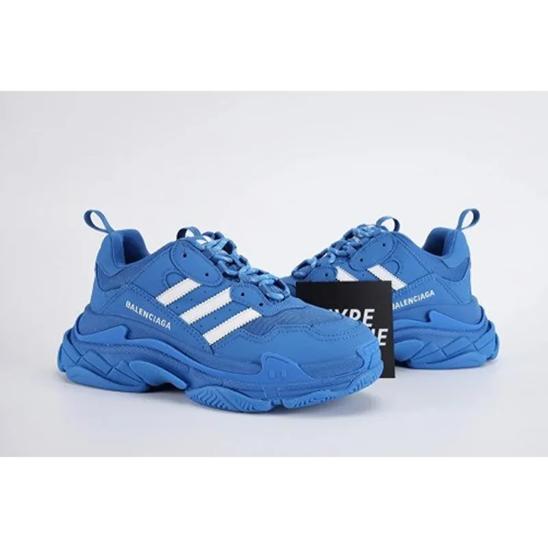 Luxurious Balenciaga SSS Blue X Shoes For Men (BSF1954)