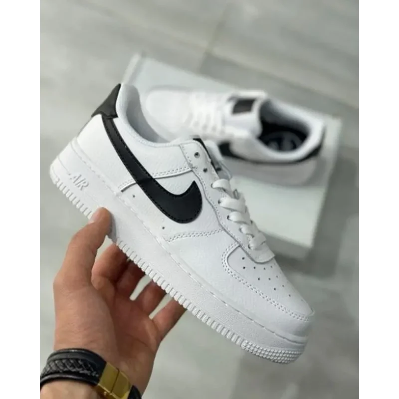 Luxurious Nike Airforce white Black Shoes For Men (BSF1955)