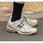 Luxurious New Balance 1906R White-Green Shoes For Men (SFS1941)
