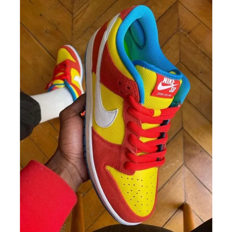 Luxurious Nike SB Dunk Low Pro Bart Simpson Shoes For Men (SFS1949)