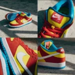 Luxurious Nike SB Dunk Low Pro Bart Simpson Shoes For Men (SFS1949)
