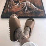 Luxurious Adidas Yeezy Slide Earth Brown For Men (SFS1957)