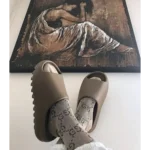 Luxurious Adidas Yeezy Slide Earth Brown For Men (SFS1957)