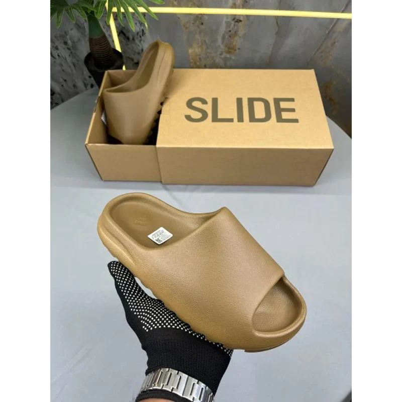 Luxurious Adidas Yeezy Slide Earth Brown For Men (SFS1957)