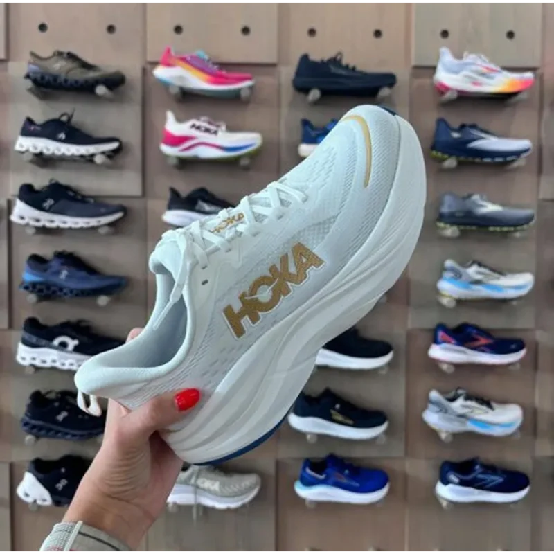 Luxurious Hoka Skyflow Frost Gold Shoes For Men (SFS1967)