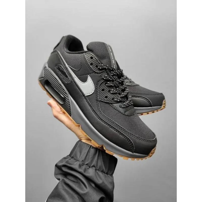 Luxurious Nike Air Max 90 Black Gum Shoes For Men (BSF1963)