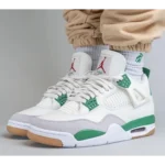 Luxurious Air Jordan Retro 4 Pine Green Shoes For Men (BSF1968)