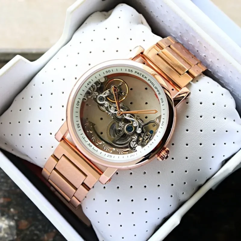 Pate Philippe Watch Skeleton For Men (CSO1011)