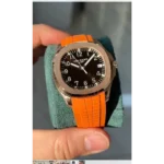 Patek Philippe Watch Aquanaut Rubber Strap For Men (SS130)