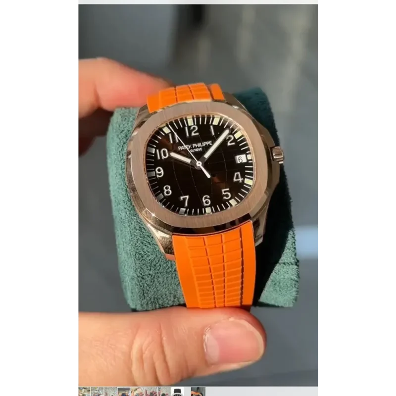 Patek Philippe Watch Aquanaut Rubber Strap For Men (SS130)