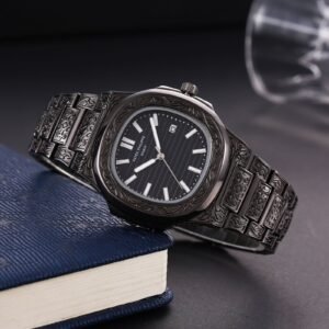 Patek Philippe Watch Black For Men (SG-352)