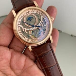 Patek Philippe Watch Leather Automatic Tourbillon Leather Belt Watch (SG-8)