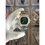 Patek Philippe Watch Nautilus Silver For Men (SUP1158)