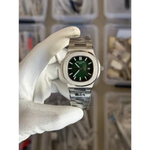 Patek Philippe Watch Nautilus Silver For Men (SUP1158)