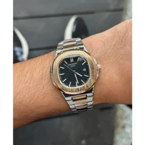 Patek Philippe Watch Nautilus Steel Black For Men (FIT314)