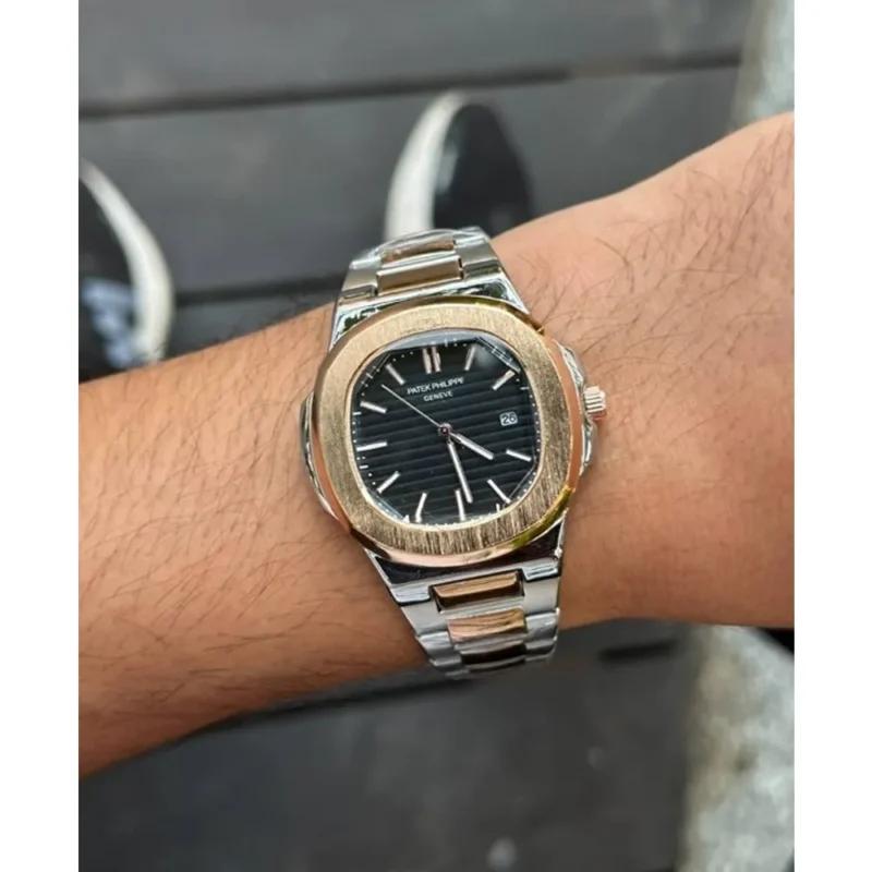 Patek Philippe Watch Nautilus Steel Black For Men (FIT314)