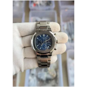 Patek Philippe Watch Nautilus Steel Sun Moon For Men (FT164)