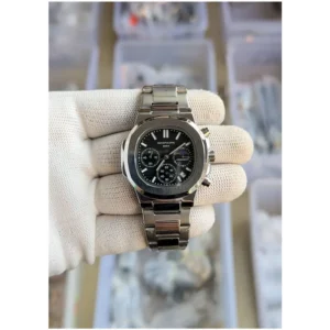 Patek Philippe Watch Nautilus Steel Sun Moon For Men (FT165)