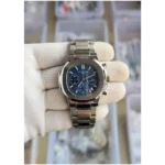 Patek Philippe Watch Nautilus Steel Sun Moon For Men (SS199)