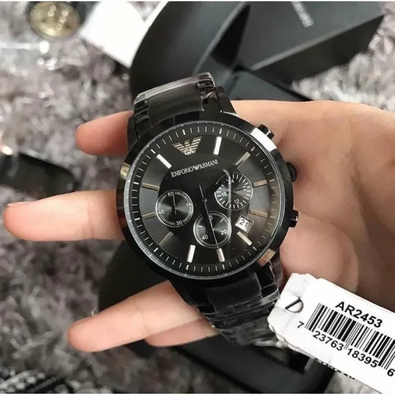 Premium Emporio Armani Watch Black For Men (SL999)