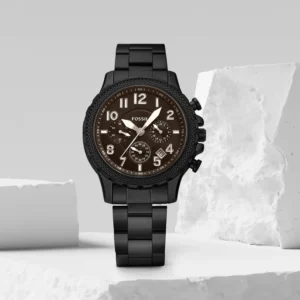Premium Fossil Bowman Watch Black Brown For Men (CSO1595)