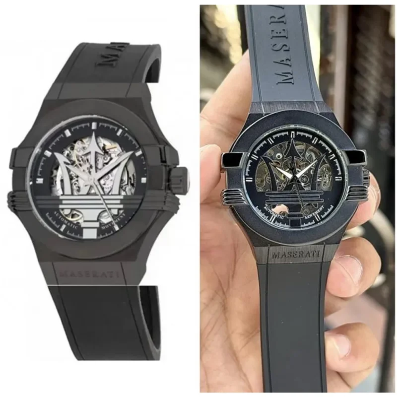 Premium Maserati Potenza Automatic Watch Open Back For Men (FT1465)