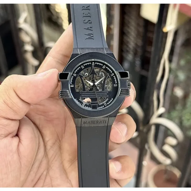 Premium Maserati Potenza Automatic Watch Open Back For Men (FT1465)