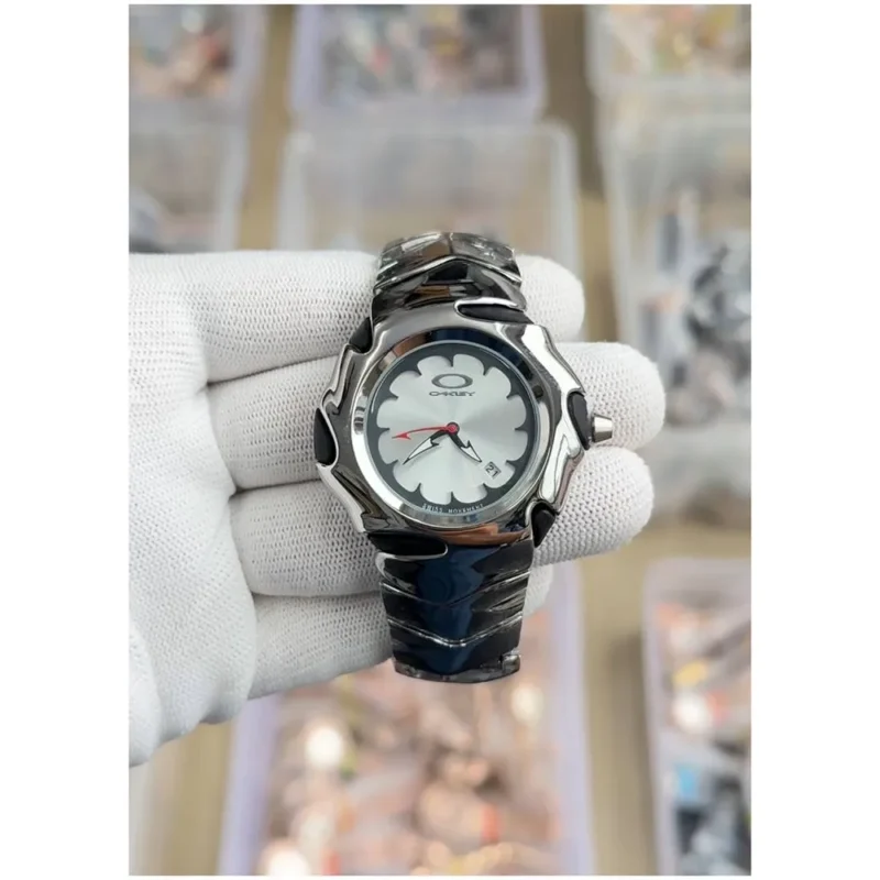 Premium Oakley Blade Watch Silver White For Men (CSO1614)