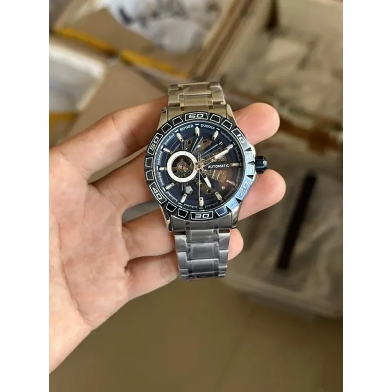 Premium Roger Dubuis Automatic Watch Open Heart For Men (FT1471)