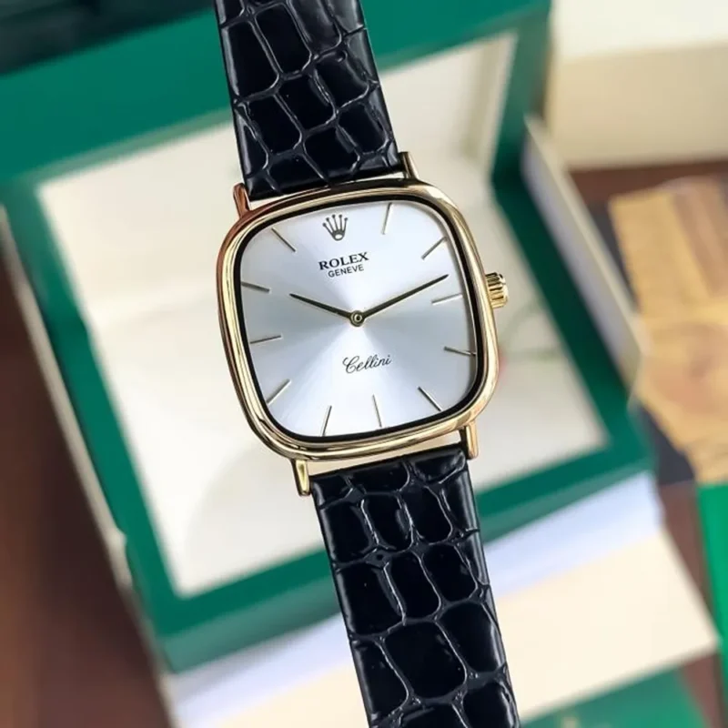 Premium Rolex Cellini Watch Gold White For Men (FT1438)