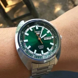 Premium Seiko 5 Sports Watch Turtle Green Watch For Men (CSO1551)