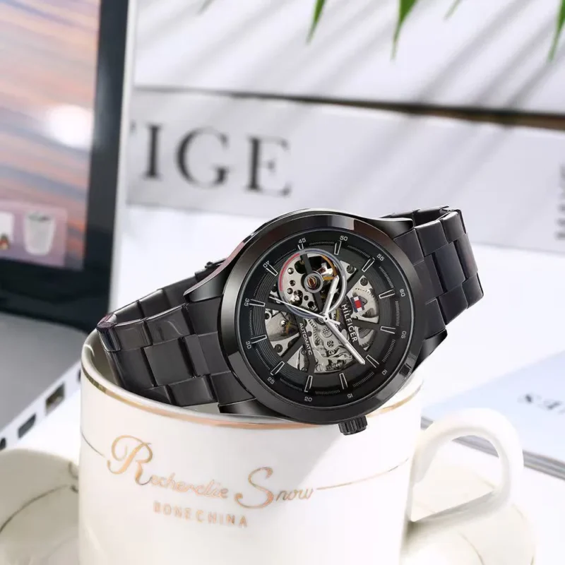 Premium Tommy Hilfiger Automatic Watch For Men (LAB1232) Premium Tommy Hilfiger Automatic Watch For Men (LAB1232)
