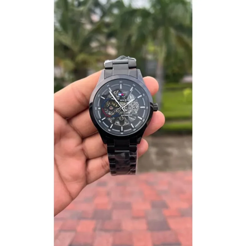 Premium Tommy Hilfiger Automatic Watch For Men (SL1033) Premium Tommy Hilfiger Automatic Watch For Men (SL1033)