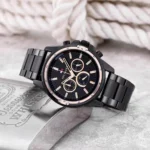 Premium Tommy Hilfiger Watch Mason Black Black For Men (CSO1617)