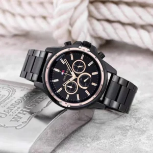Premium Tommy Hilfiger Watch Mason Black Black For Men (CSO1617)