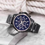 Premium Tommy Hilfiger Watch Mason Black Blue For Men (CSO1620)