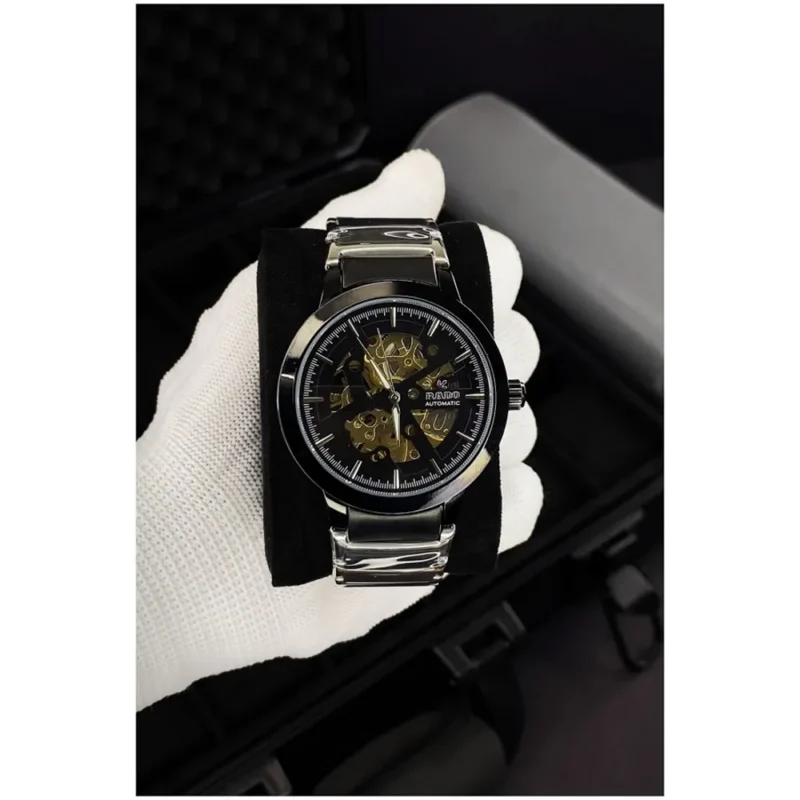 Rado Watch Centrix Automatic Black-Silver For Men (SUP260)